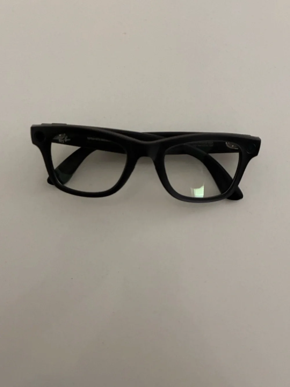 Ray-Ban Black Rectangular Wayfarer Glasses